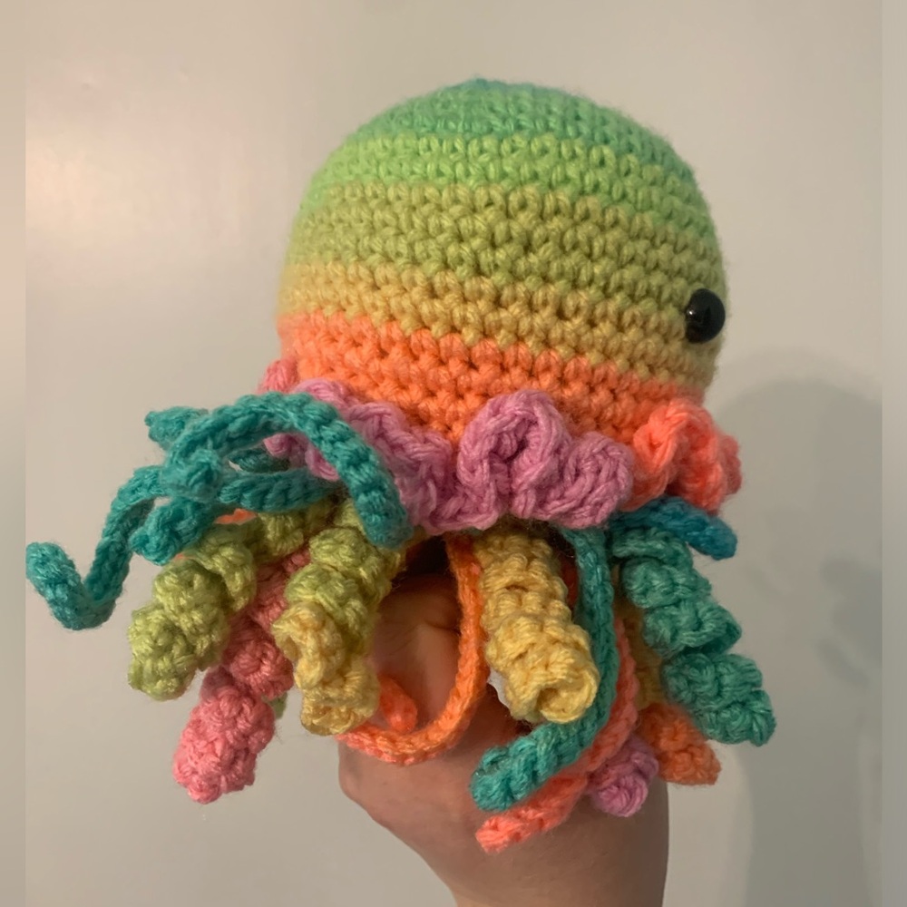 🪼 NEW Handmade Crocheted Jellyfish Stuffed Animal 🪼 - Picture 3 of 10